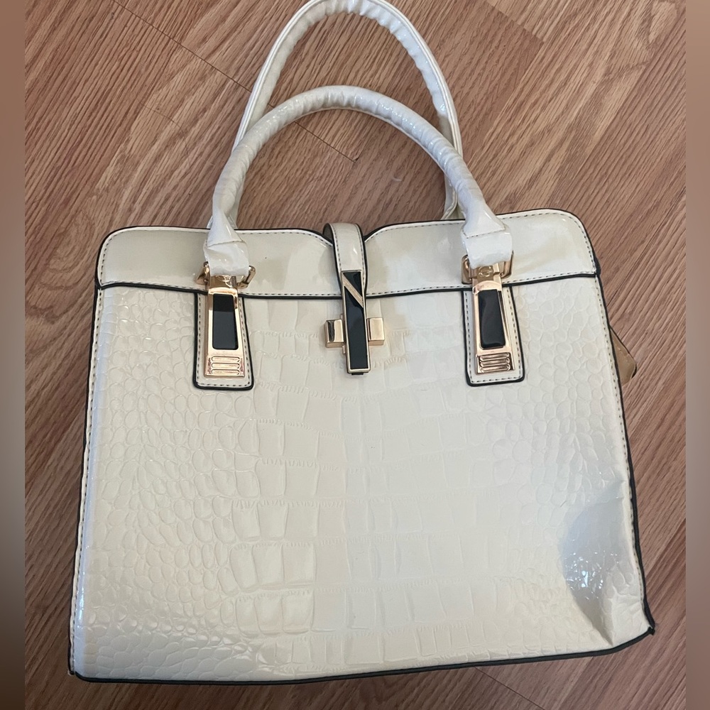 Cute glossy handbag